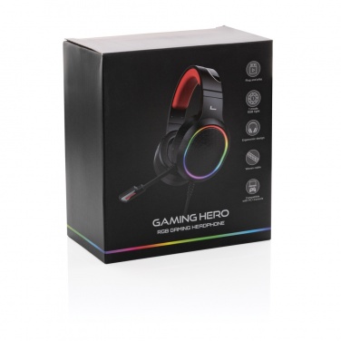 Logo trade promotional items image of: RGB gaming headset