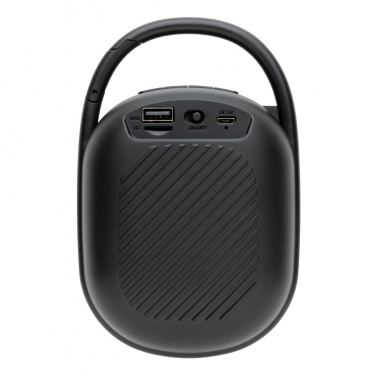 Logotrade promotional items photo of: RCS recycled plastic Lightboom 5W Clip speaker