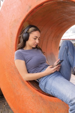 Logo trade promotional items image of: Urban Vitamin Cupertino RCS rplastic ANC headphone