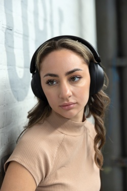 Logo trade promotional products image of: Urban Vitamin Cupertino RCS rplastic ANC headphone