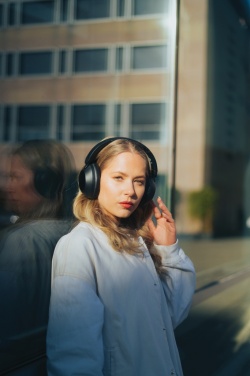 Logo trade promotional gift photo of: Urban Vitamin Cupertino RCS rplastic ANC headphone