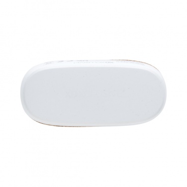 Logotrade promotional gift picture of: Oregon RCS recycled plastic and cork TWS earbuds