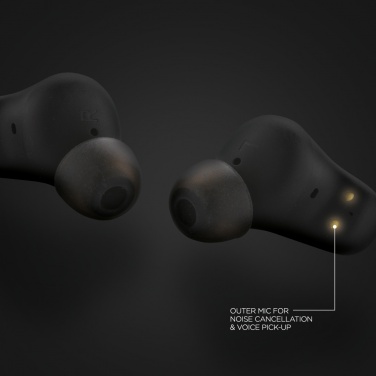 Logo trade advertising products image of: Urban Vitamin Gilroy hybrid ANC and ENC earbuds