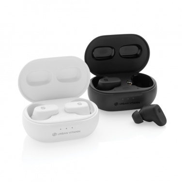 Logo trade promotional merchandise photo of: Urban Vitamin Gilroy hybrid ANC and ENC earbuds