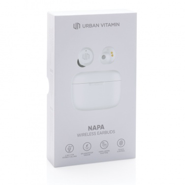 Logo trade advertising products image of: Urban Vitamin Napa earbuds