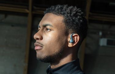 Logo trade promotional products picture of: Urban Vitamin Pacifica RCS rplastic earbuds