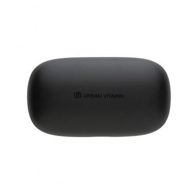 Logo trade promotional giveaways image of: Urban Vitamin Palm Springs RCS rplastic ENC earbuds