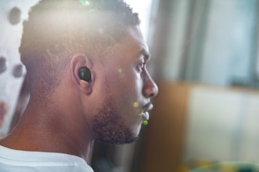 Logo trade corporate gifts picture of: Urban Vitamin Palm Springs RCS rplastic ENC earbuds