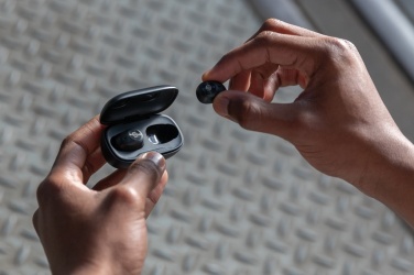 Logotrade promotional merchandise picture of: Urban Vitamin Palm Springs RCS rplastic ENC earbuds