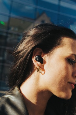 Logo trade advertising products picture of: Urban Vitamin Palm Springs RCS rplastic ENC earbuds