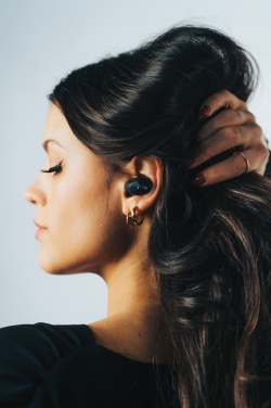 Logotrade promotional merchandise picture of: Urban Vitamin Palm Springs RCS rplastic ENC earbuds