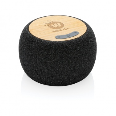 Logotrade promotional product image of: RCS Rplastic/PET and bamboo 5W speaker
