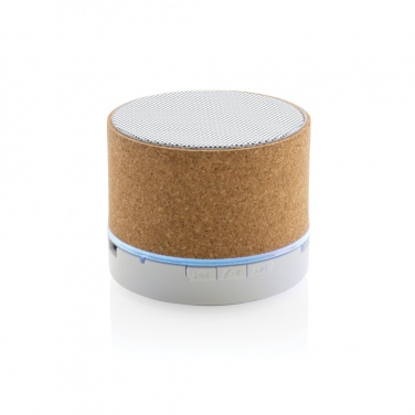 Logo trade promotional giveaway photo of: Cork 3W wireless speaker
