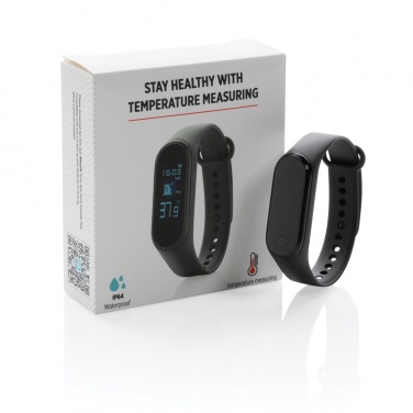Logo trade promotional items image of: Stay Healthy Bracelet Thermometer