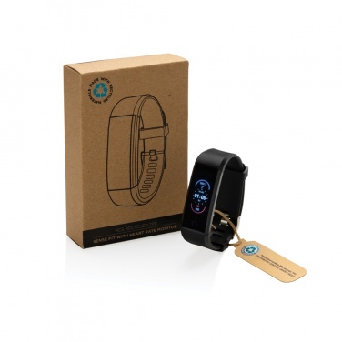 Logo trade promotional product photo of: RCS recycled TPU Sense Fit with heart rate monitor