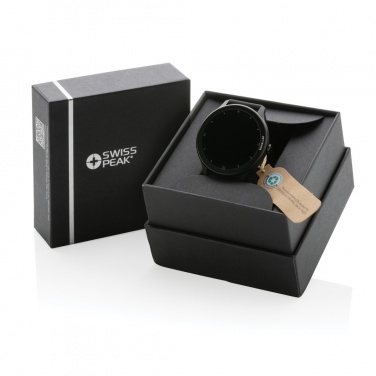 Logo trade corporate gifts image of: Swiss Peak RCS recycled TPU Watch