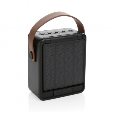 Logo trade promotional products picture of: Skywave RCS recycled plastic solar speaker 12W