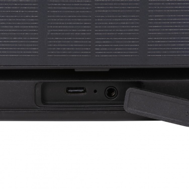 Logo trade promotional products picture of: Skywave RCS recycled plastic solar speaker 12W