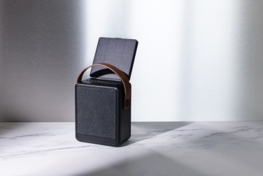 Logotrade corporate gift image of: Skywave RCS recycled plastic solar speaker 12W