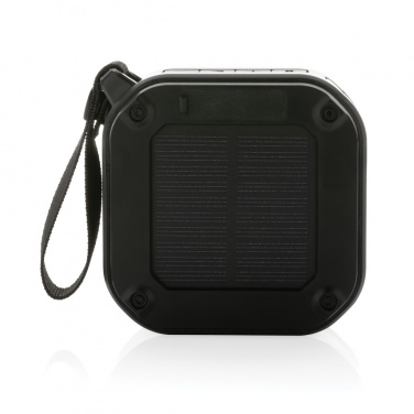 Logotrade corporate gifts photo of: 3W RCS recycled plastic wireless sunwave solar speaker