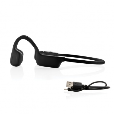 Logo trade promotional gift photo of: Urban Vitamin Glendale RCS rplastic air conductive headphone