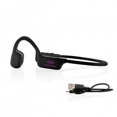 Logotrade promotional gift picture of: Urban Vitamin Glendale RCS rplastic air conductive headphone