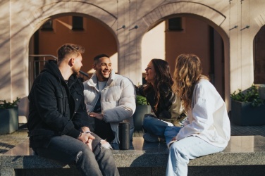 Logo trade corporate gift photo of: Urban Vitamin Pacific Grove RCS rplastic 30W speaker IPX7