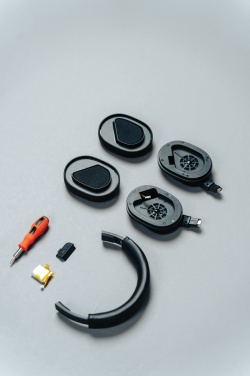 Logotrade business gift image of: Irvine RCS recycled and repairable ANC wireless headphone