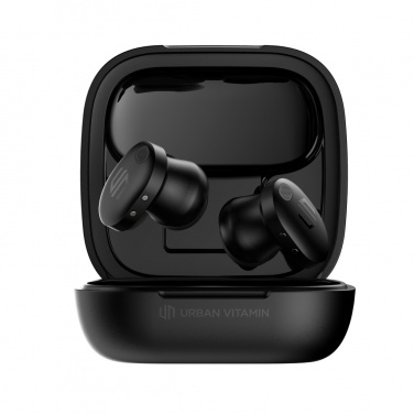 Logo trade business gifts image of: Lakewood RCS recycled and repairable wireless earbuds