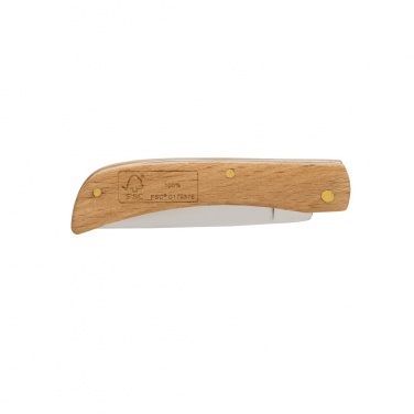 Logo trade promotional giveaways image of: Wooden knife