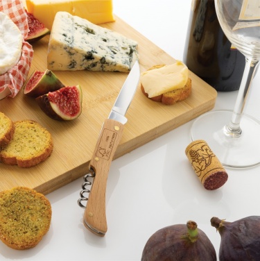 Logotrade promotional giveaway image of: Wooden knife with bottle opener