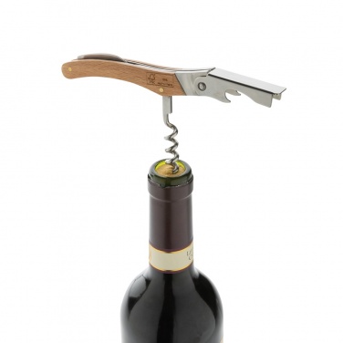 Logo trade promotional items image of: Wooden Corkscrew