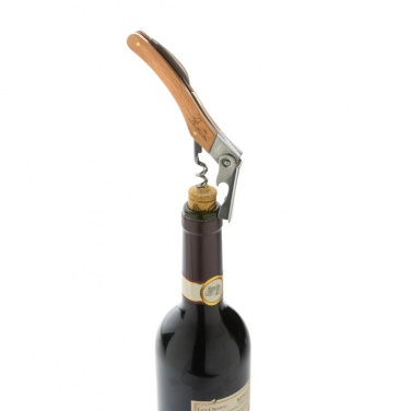 Logo trade advertising products picture of: Wooden Corkscrew