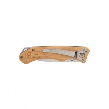 Logotrade promotional giveaway image of: Wooden outdoor knife