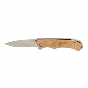 Logotrade promotional item image of: Wooden outdoor knife