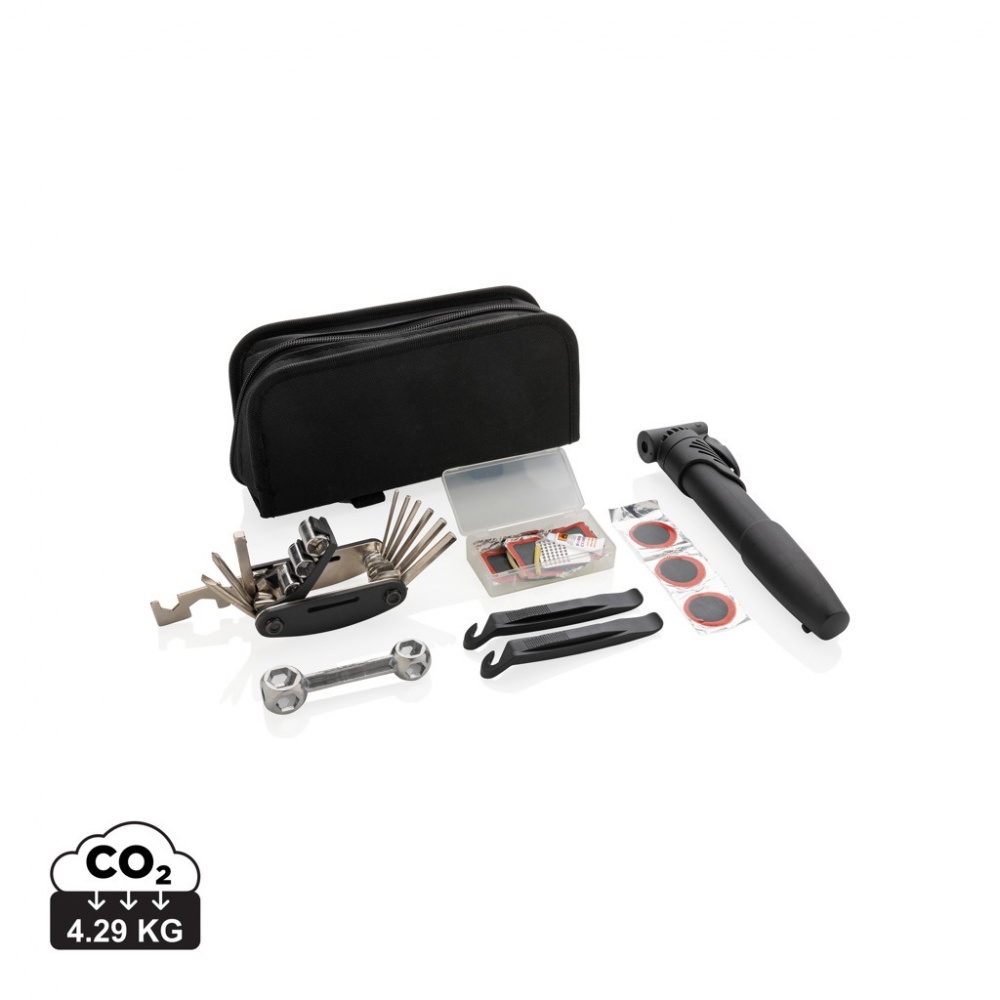 Logo trade promotional gift photo of: Bike repair kit set 17 pcs
