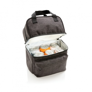 Logo trade advertising product photo of: Cooler bag with 2 insulated compartments