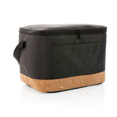 Logo trade promotional products image of: Impact AWARE™ XL RPET two tone cooler bag with cork detail