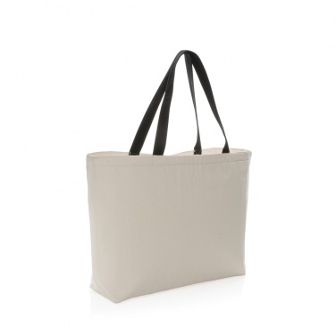 Logo trade corporate gifts image of: Impact Aware™ 285 gsm rcanvas large cooler tote undyed