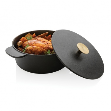 Logo trade promotional gift photo of: Ukiyo cast iron pan medium