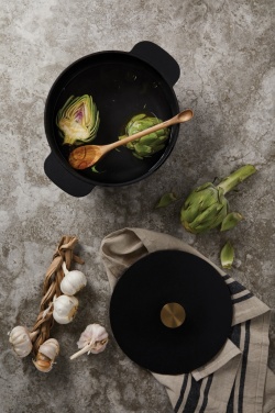 Logo trade promotional products picture of: Ukiyo cast iron pan large