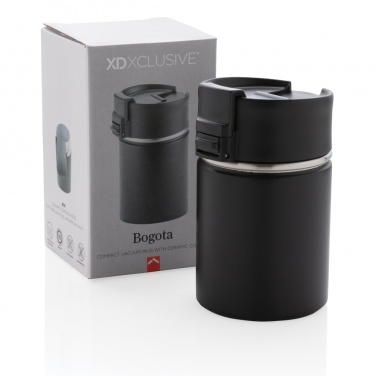 Logo trade promotional merchandise photo of: Bogota compact vacuum mug with ceramic coating