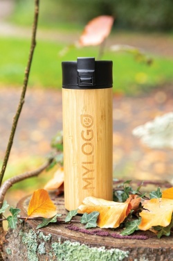 Logotrade promotional merchandise picture of: Bogota vacuum bamboo coffee mug