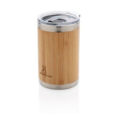 Logo trade promotional giveaways picture of: Bamboo coffee to go tumbler