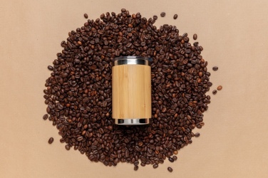 Logo trade promotional items picture of: Bamboo coffee to go tumbler