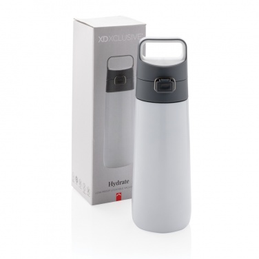 Logo trade business gift photo of: Hydrate leak proof lockable vacuum bottle