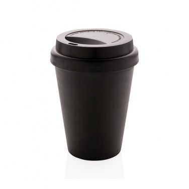 Logo trade promotional products image of: Reusable double wall coffee cup 300ml