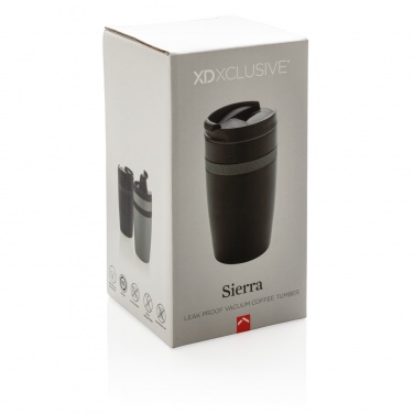 Logo trade promotional items image of: Sierra leak proof vacuum coffee tumbler