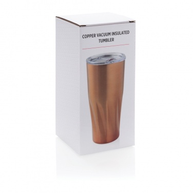 Logo trade advertising products image of: Copper vacuum insulated tumbler