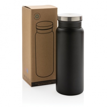 Logo trade advertising product photo of: RCS Recycled stainless steel vacuum bottle 600ML
